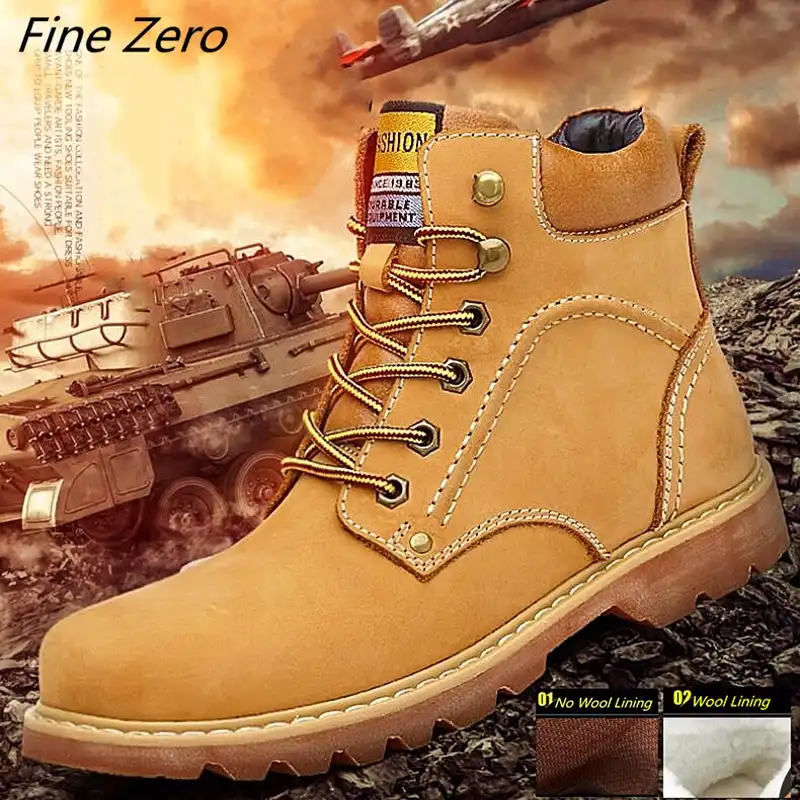 genuine leather winter boots