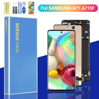 

Original 6.7'' Display For SAMSUNG Galaxy A71 A715F LCD Display Touch Screen Digitizer Assembly With Frame Replacement Parts