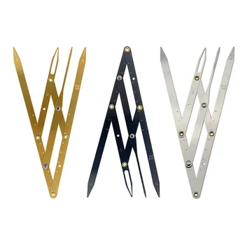 

Eyebrow Stencil Ruler Microblading Permanent Tools Golden Ratio Caliper Proportional Ruler Three-Point Positioning Balance Ruler