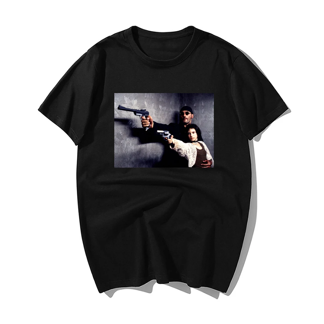 Футболка мужская с принтом из фильма Leon The Professional модная тенниска короткими