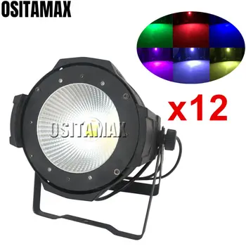 

High Brignt LED 100w COB Par Light Indoor Disco Stage Lighting Par Can Spot DJ Party RGBWA UV 6IN1 Wedding Decor Par Can Lights