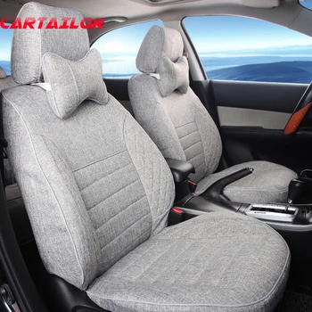 

CARTAILOR Flax Car Seats custom for Benz Smart fortwo Car Seat Cover Supports Auto Inner Accessories for Cars Seats Protector