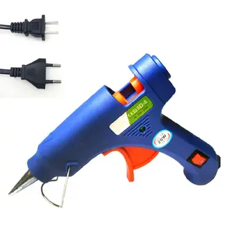

20W Hot Melt Glue Airbrush Electric Trigger Fast Heat EU/US Plug Repair Tools for DIY Small Craft Projects Sealing Repairing