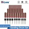 XCAN Abrasive Disc 1/4 3/8 1/2 Inch Sanding Drum Set With Sanding Mandrels Sanding Band Fits Dremel Rotary Tool ► Photo 1/6