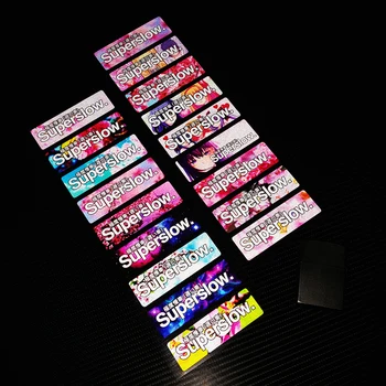 

18x Car Styling Vinyl Super Slow Funny Cartoon Auto Helmet Laptop Sticker Decals 80x25mm