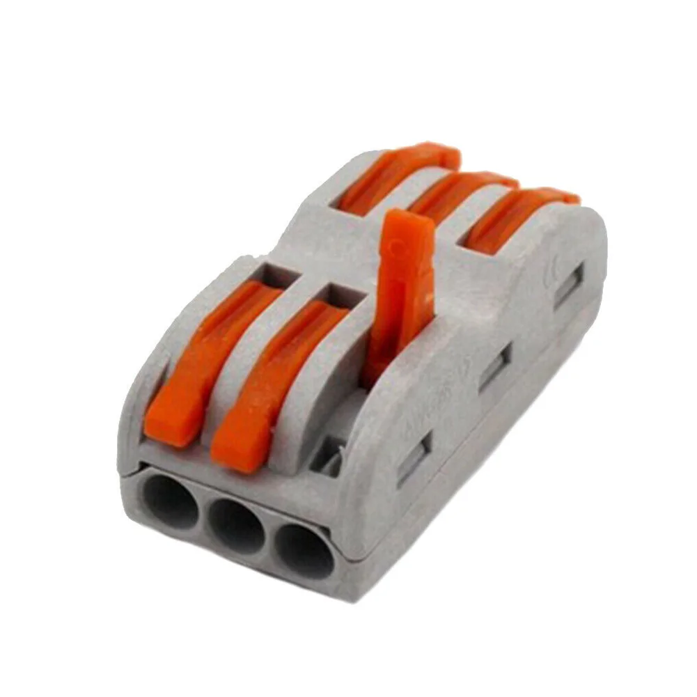 

10 Pcs Universal Fast Electrical Cable Wire Connector Terminal Anti Oxidation Heat Resistant Multifunction Luminaire Lighting