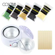 Мини Спа Ручной Эпилятор ноги нагреватель горячего воска комплект парафин жесткий воск бобы палочки для депиляции Инструменты для удаления волос нагреватель воска