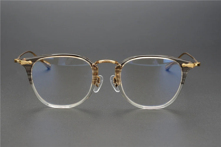 Титановые прозрачные очки, оправа для женщин, квадратные оптические оправа с линзами при миопии, мужские прозрачные очки по рецепту