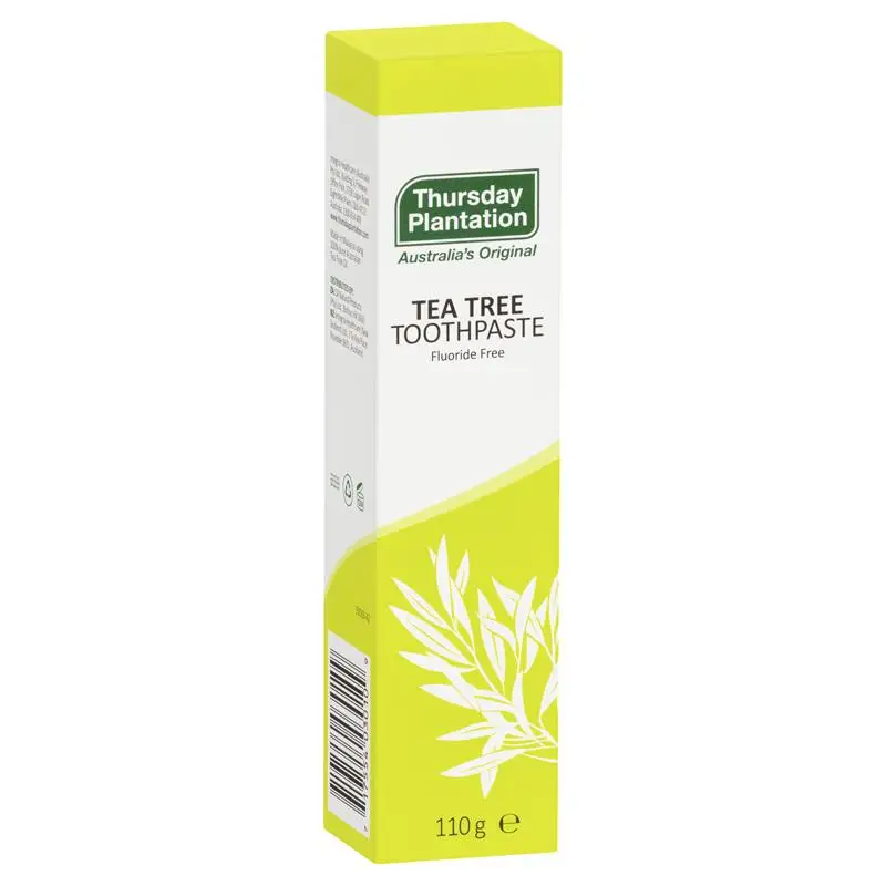 Australia Thursday Tea Tree Toothpaste 110g Decay Plaque Healthy Gums Clean Whitening Teeth Fresh Alkaline Mouth Fluoride Free | Красота и