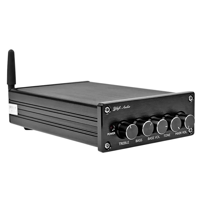 

Tpa3116 Subwoofer Amplifier 2.1 Hifi Bluetooth 5.0 Digital Power Amplifiers 50W x 2 +100W For Speaker Home Theater Computer(Blac