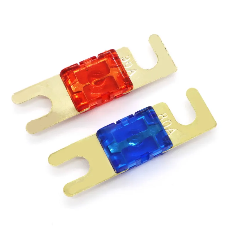 

ANL Gold Plated Stud Car Fuses Mini Car Stereo Audio AFS Fuse 20A 30A 40A 60A 80A 100A 150A