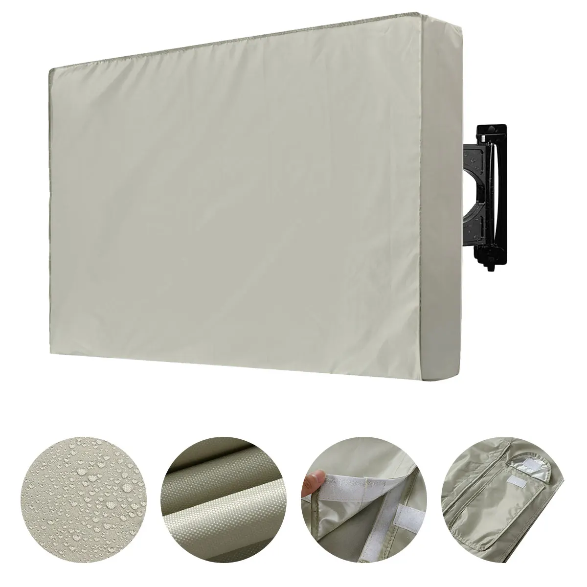 Garden Patio Outdoor Tv Cover Protection Tv Screen Weatherproof Dust