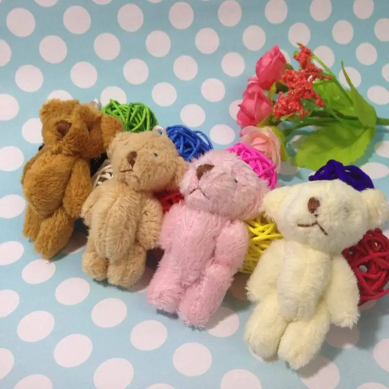 1 шт. 6 см Kawaii маленькие мишки плюшевые мягкие игрушки жемчужные бархатные куклы
