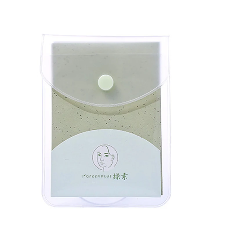 1Pack = 160pcs Portable Summer Protable Oil-absorbing Facial Paper Oil Control Wipes Unisex Face Clean Pores face oil absorbing paper