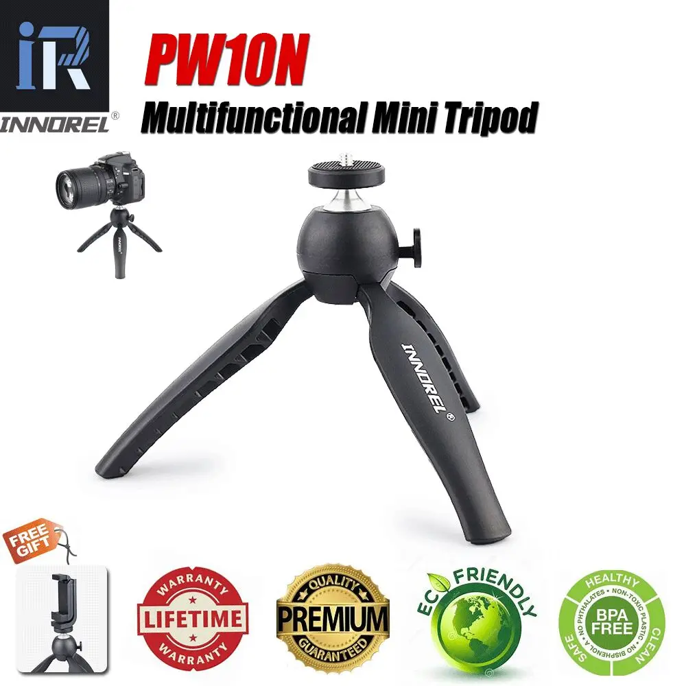 

INNOREL PW10N Camera Holder Mini Tabletop Tripod Phone Stand Multifunctional Adapter For Mirrorless Photographing Equipments