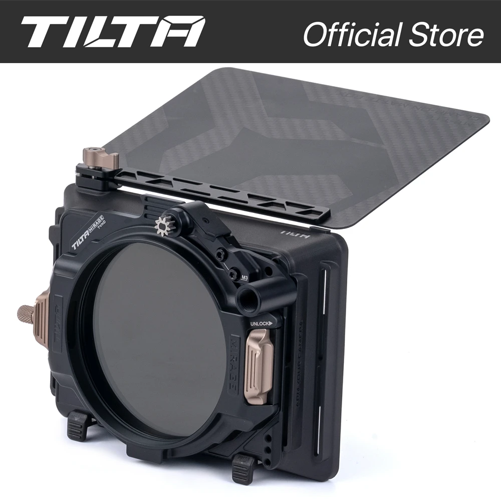 TILTA MB-T16-A 4x5.65" Mirage Matte Box Mirage Motorized VND Kit A Filter Frame Mirage Matte Box for DSLR/Mirrorless Camera