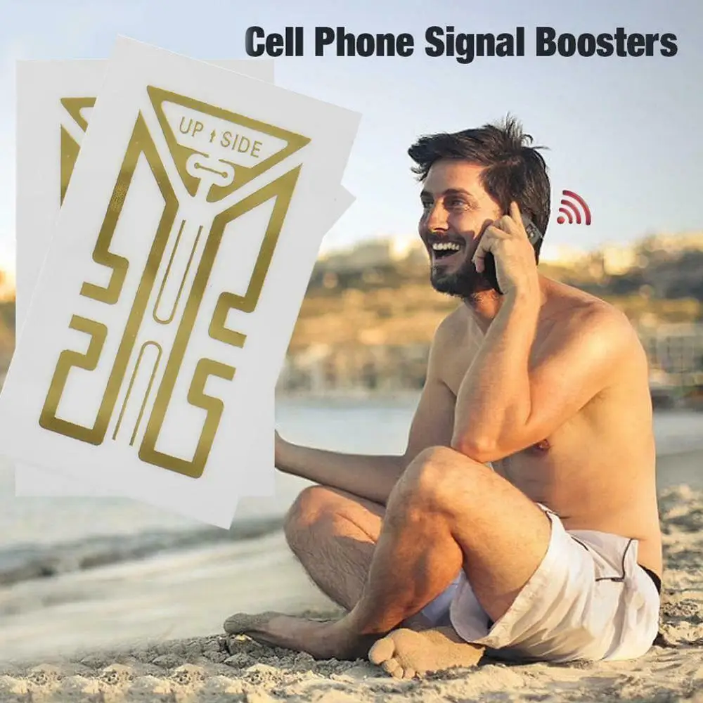 

1pc/5pcs Cellphone Phone Signal Enhancement Signal Antenna Booster Stickers