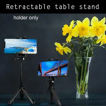 

Adjustable Portable Tripod Desktop Stand Desk Holder Tripod For Phone Mount Stabilizer Mini Smartphone Tripod Flexible Stan S2F6