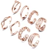 8PCS-Toe Ring-R