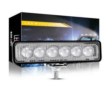 

6in LED Work Light Car Spot Single Row Lamp Offroad Driving ATV 1pc Accessories