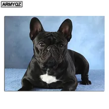Diy фото на заказ алмазная живопись Французский бульдог 3d полная квадратная Алмазная вышивка бисером вышивка крестиком Мозаика сверла Стразы