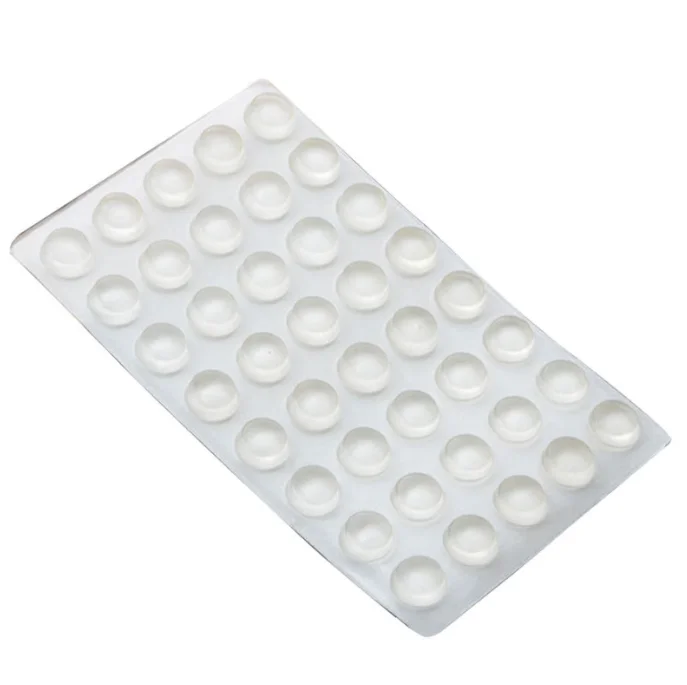 Silica gel anti-collision handle mute stickers household cabinet door furniture anti-collision silencer cushion after toilet