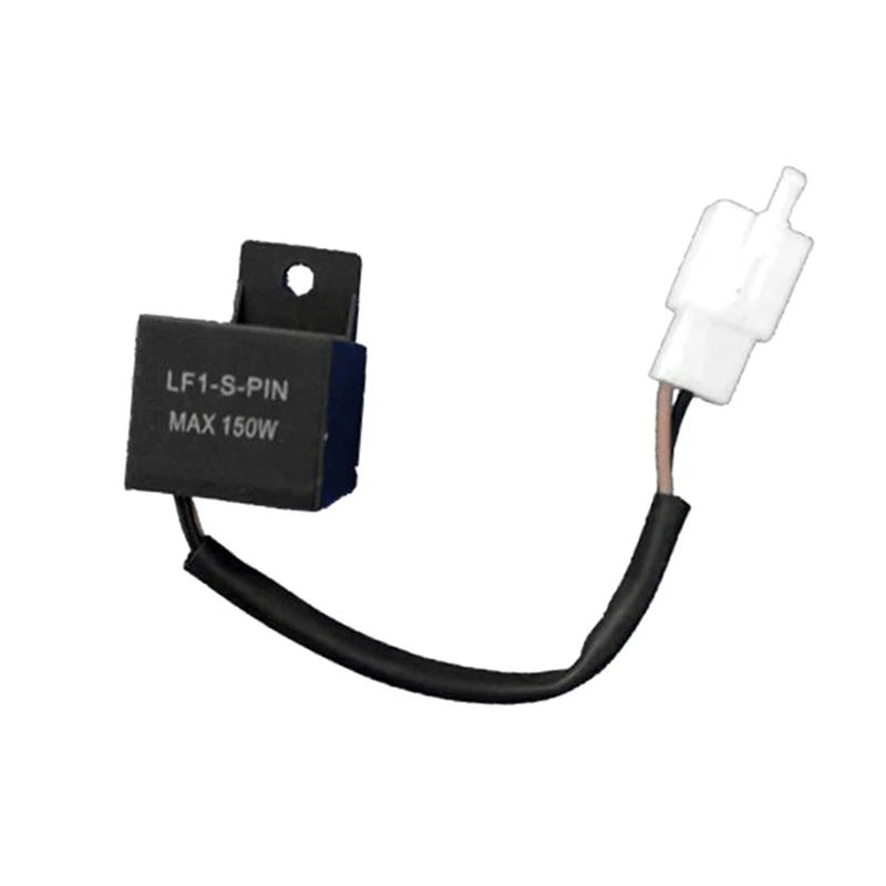 2PIN 12V LED Turn Light Flasher Blinker Relay Signal Rate Control for Motorcycle