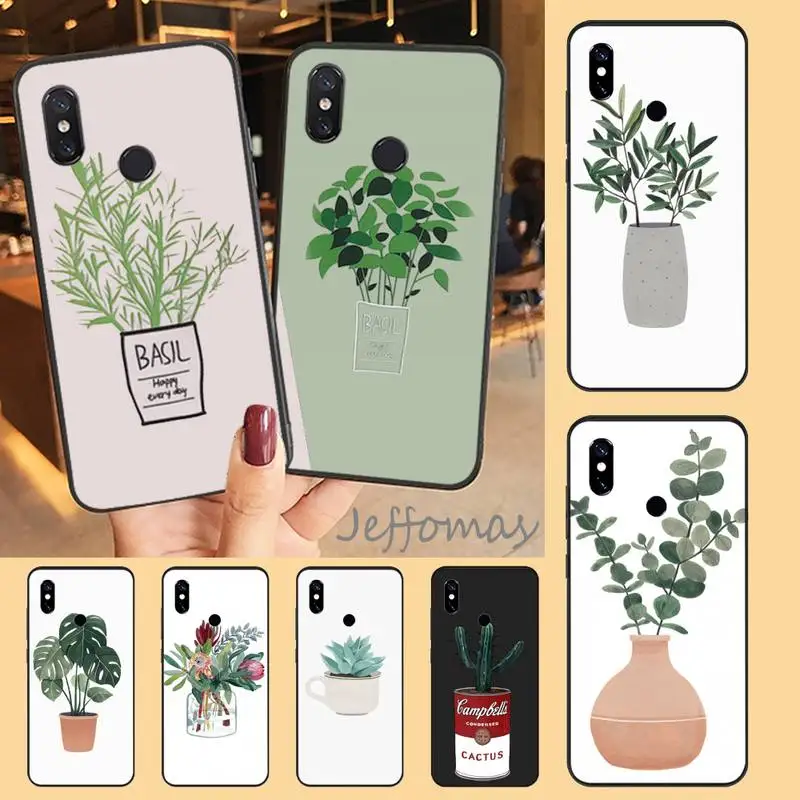 

Potted plants cute special fashion Phone Case For xiaomi Redmi 5 5A plus 7A 8 note 2 3 4 5 5A 6 7 GO K20 A2