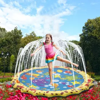 

Children Outdoor Activities Inflatable Water Games Beach Mat Lawn Inflatable Sprinkler Cushion Toys Cushion Gift Fun For Kids