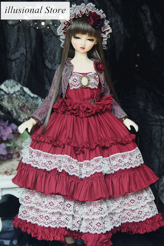 1/3 BJD SD кукла одежда Лолита платье для 1/3 sd10 bjd Кукла одежда вечернее платье