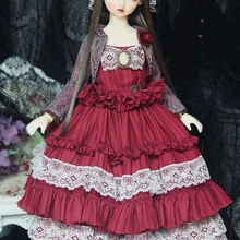 1/3 BJD SD кукла одежда Лолита платье для 1/3 sd10 bjd Кукла одежда вечернее платье