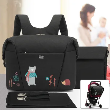 

Dry And Wet Separation Multi-Function Multi-Pocket Diaper Bag Mommy Large-Capacity School Bag For Mom And Baby Multi-Function Wa