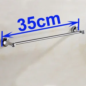 L is 35 cm Высокое качество 304# аксессуары для ванной комнаты из нержавеющей стали, один полотенцесушитель, полотенцесушитель, держатель YT-10996-A - Цвет: L is 35 cm