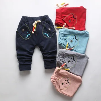 

IENENS 0-3Y Toddler Infant Boys Soft Cotton Long Pants Trousers Fashion Kids Children Baby Boy Casual Bottoms Clothes Clothing