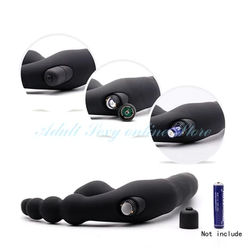 Strapless Strap on Dildo Realistic Dildo Vibrator Massager Lesbian 3 in 1 Vibrator G-Spot Stimulate Clitoris Sex Toy for Couple 3