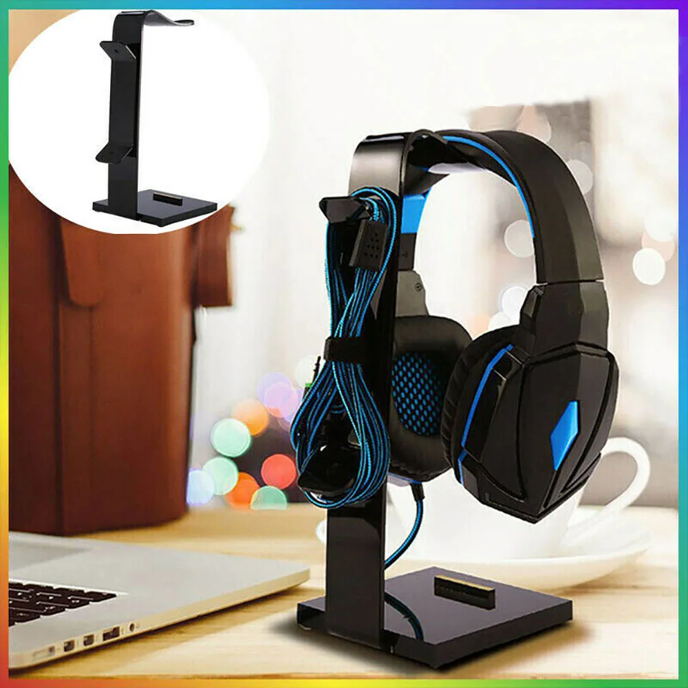 Universal Headphone Holder Earphone Headset Hanger Headphone Desk Display Stand Shelf Bracket Hanger Support Bracket