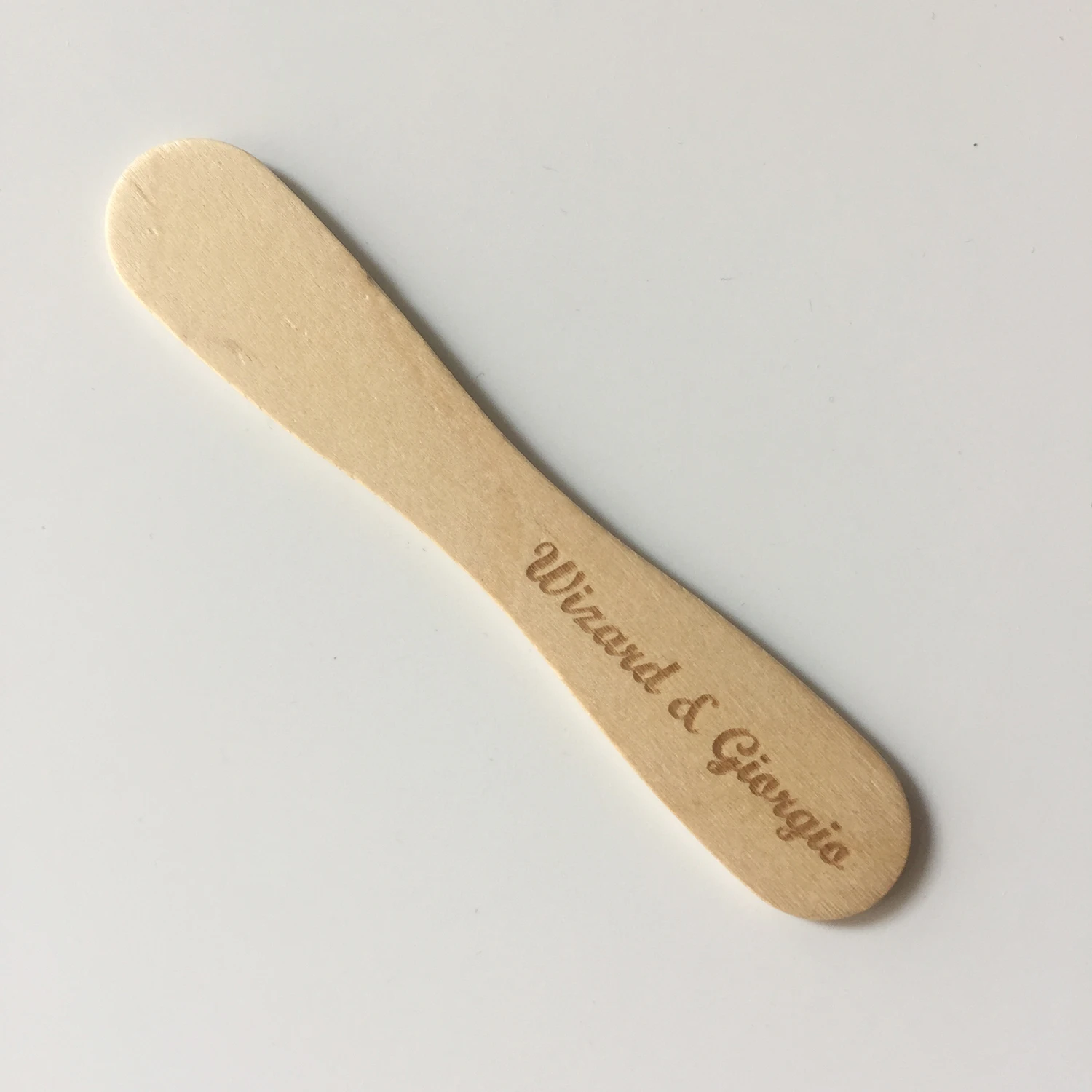 100 pieces Flat Spoons 94mm Flat Ice Cream Stick Lolly Lollipop Sticks Lollies Cake Pops Crafts Food Model Making