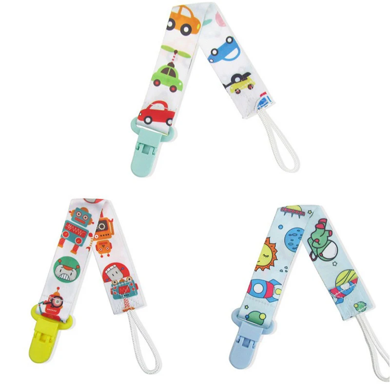 3Pcs/Pack Cartoon Pacifier Clips Animal Fruit Baby Newborn Soother Clip Chain Personalised Infant Present Gifts Baby Accessories