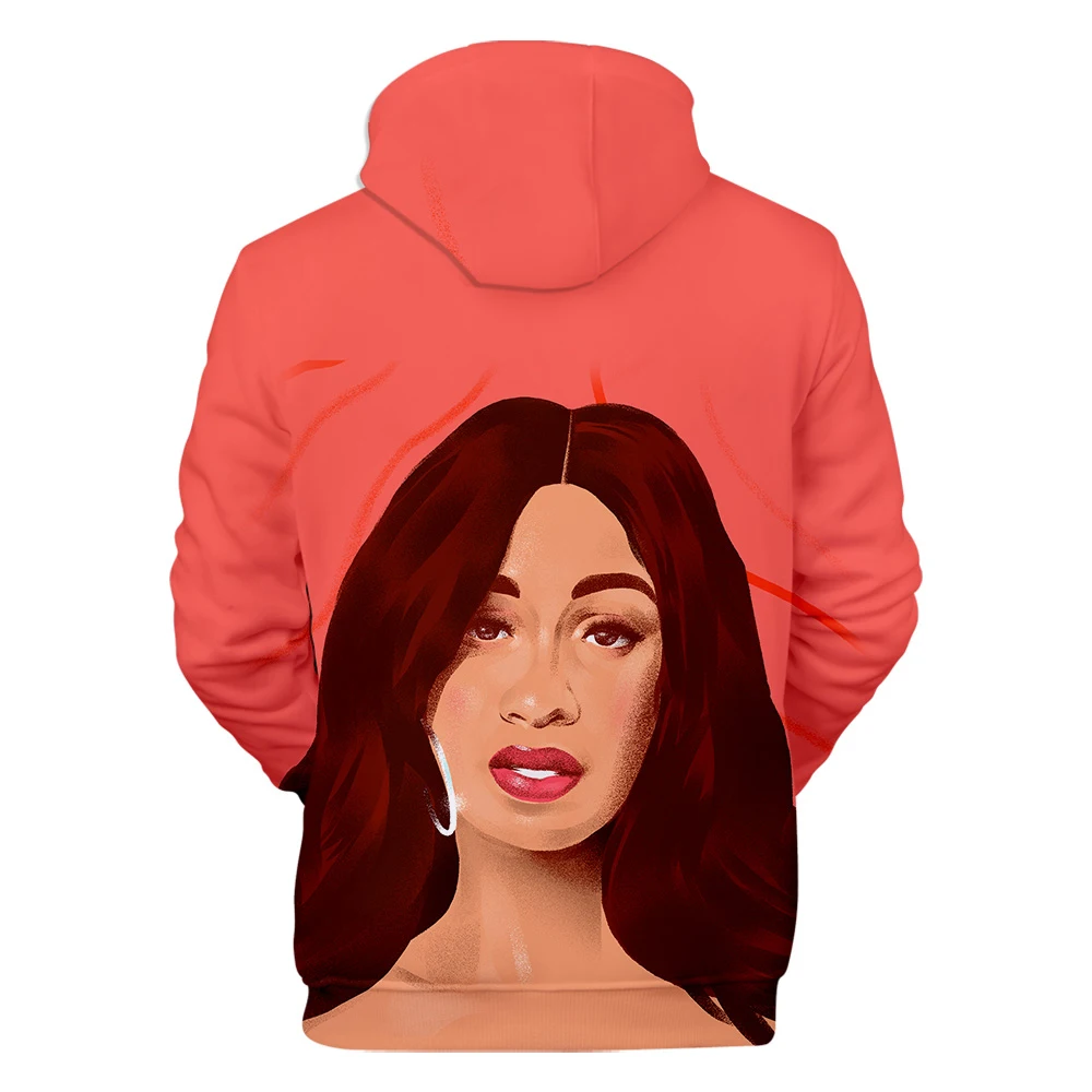 casual cardi b hoodies 3d homem mulher