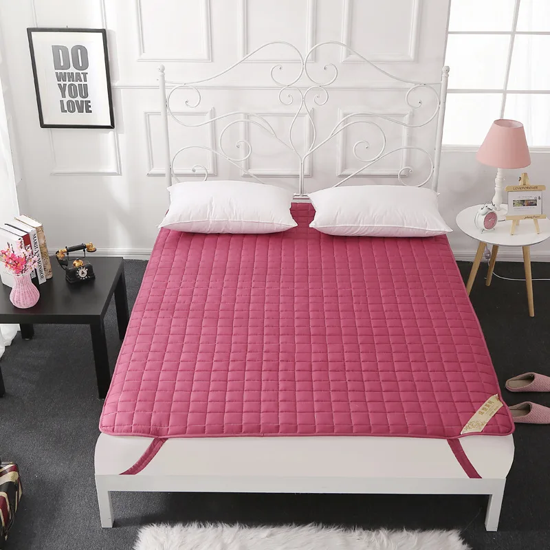 Сплошной серый белый матрас портативный матрас для общежития мебель для спальни Противоскользящий матрас для спальни толстый напольный коврик татами