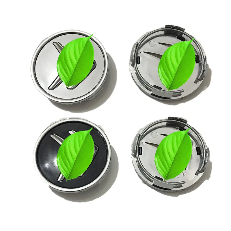 

4PCS 60mm Wheel Center Hub Caps Cover Wheel Rim Logo Emblem for Citroen Black