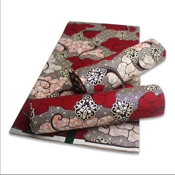 

2020 gold print african new fashion anakra 100% cotton african wax fabric nigerian ghana kitenge dashiki real wax fabric 6yards