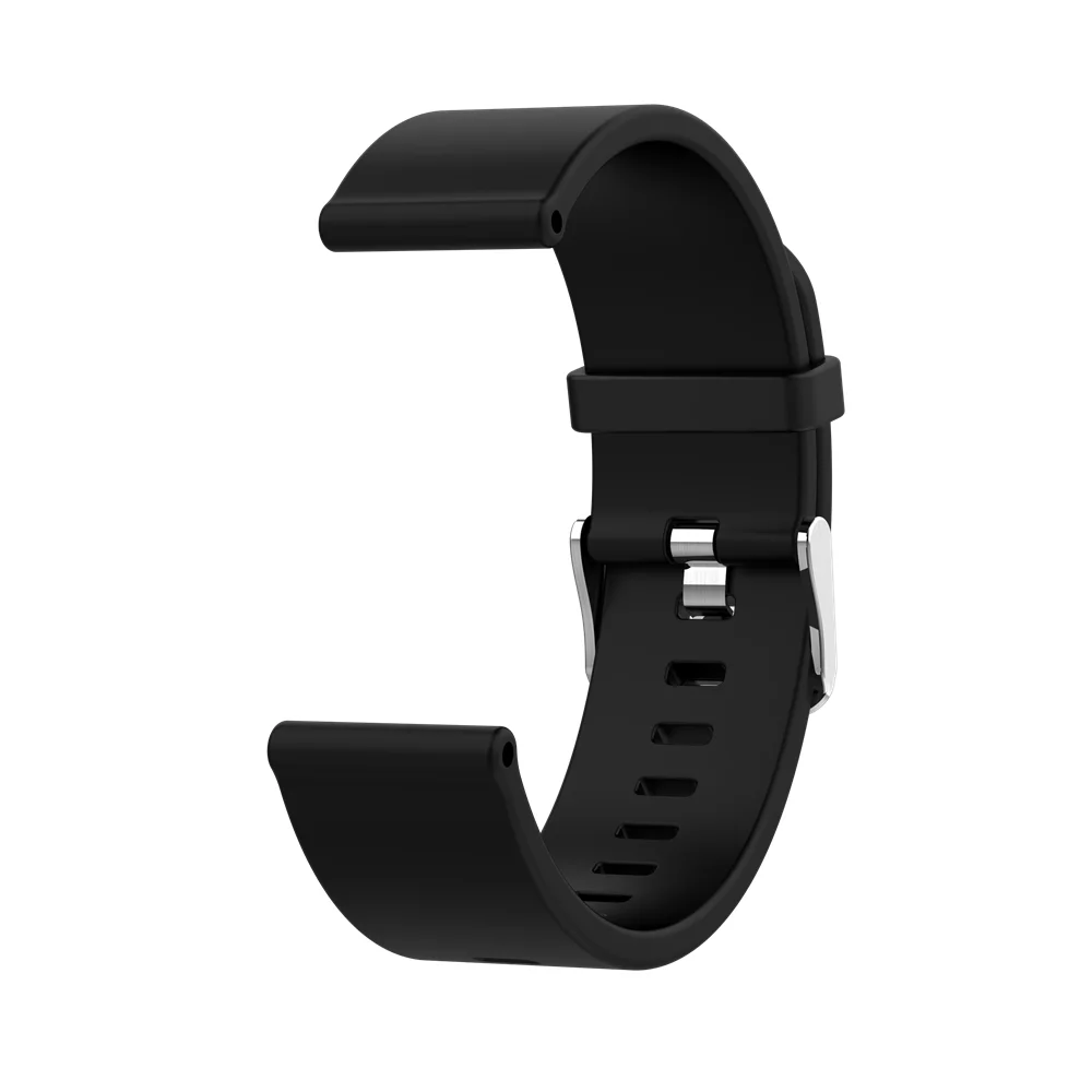 Оригинальные Смарт-часы Newwear для мужчин t для Q20 Q9 Q8 смарт-браслет из нержавеющей стали ремешок для наручных часов для мужчин и женщин - Цвет: black silicone