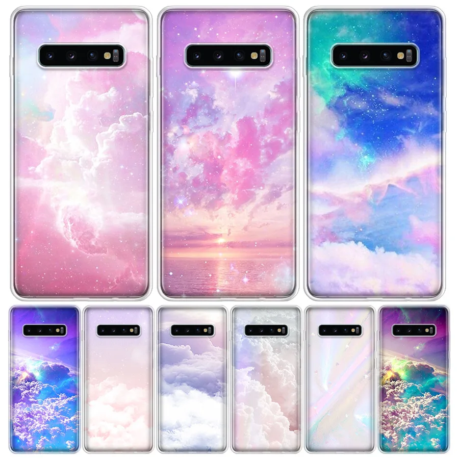 clouds rt cute kawaii sky space Phone Case For Samsung Galaxy S6 S7 S8 S9 S10 S20 Note 8 9 10 J4 J6 J8 2018 Ultra Edge Plus Lite | Мобильные