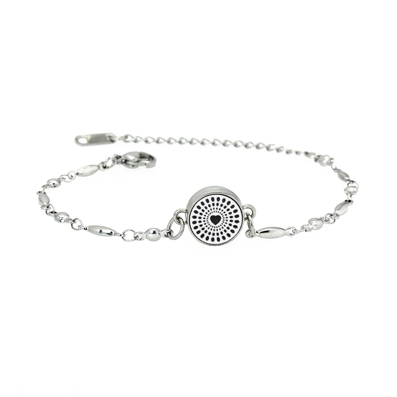12mm Bracelet Diffuser Locket 316L Stainless Steel with Adjustable Chain Bracelet Fashion Jewelry bracelet jewelry