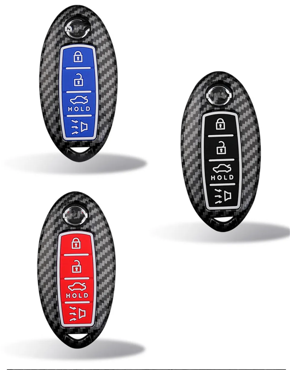 Cover Telecomando/chiave per Nissan Qashqai J11 J10 X-Trail t31 t32 calci Tiida pathfinder Murano Nota Juke - H285565c3ba4b49c58652730eea5dccb8H