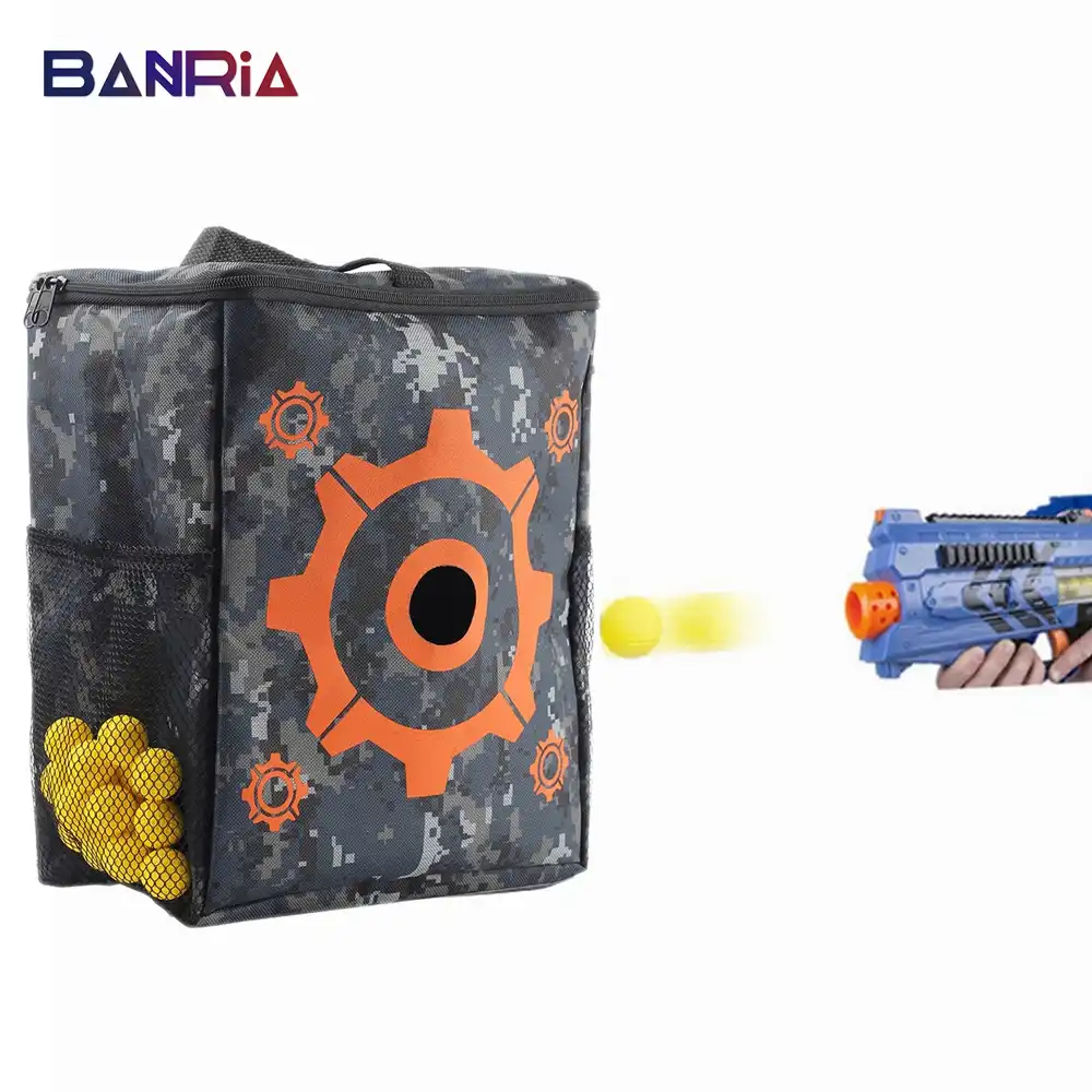 pistola nerf bolas amarillas