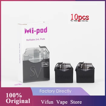 

2pcs / 10pcs Original Mi-pod Refillable Pod Cartridge 2ml Capacity Mi-Pod Cartridge for Mi-pod Pod Kit/ Wi-PodX Kit Pod System