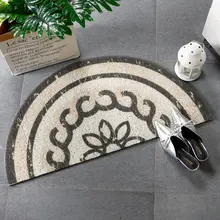 Европейский дверной коврик полукруглая дверная прокладка проволочное кольцо сеть знаменитостей коврик для ног Американский ПВХ противоскользящая прокладка