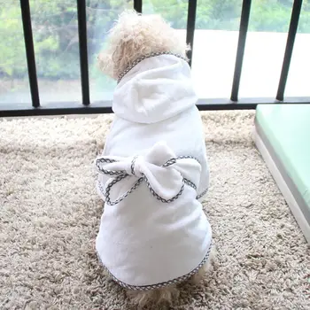 

New Pet Robe Dog Coat Cat Warm Pajamas Absorbent Quick-drying Bath Bathrobe Pet Home Winter Coat